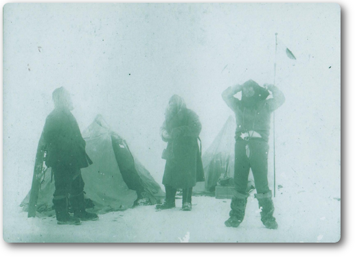 白瀬南極探検隊のテント