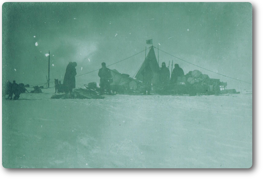 白瀬南極探検隊のテント
